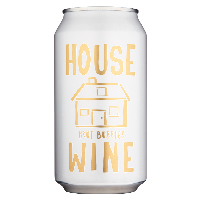 House Wine Brut Bubbles 355ml Can 12% ABV