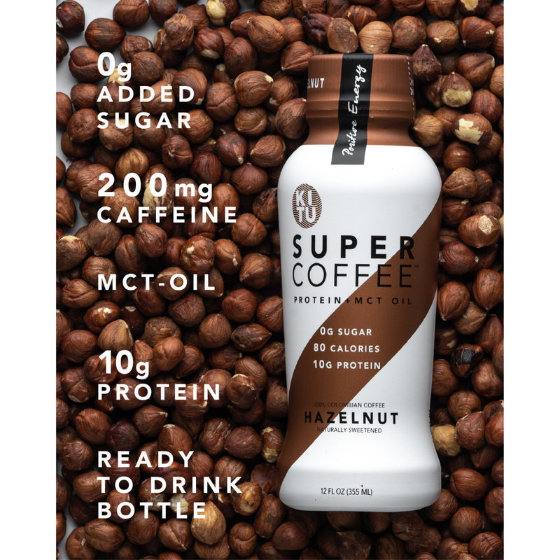 Super Coffee Hazelnut 12oz Btl