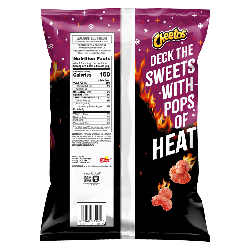 Cheetos Popcorn Flamin' Hot Cinnamon Sugar 6.5oz