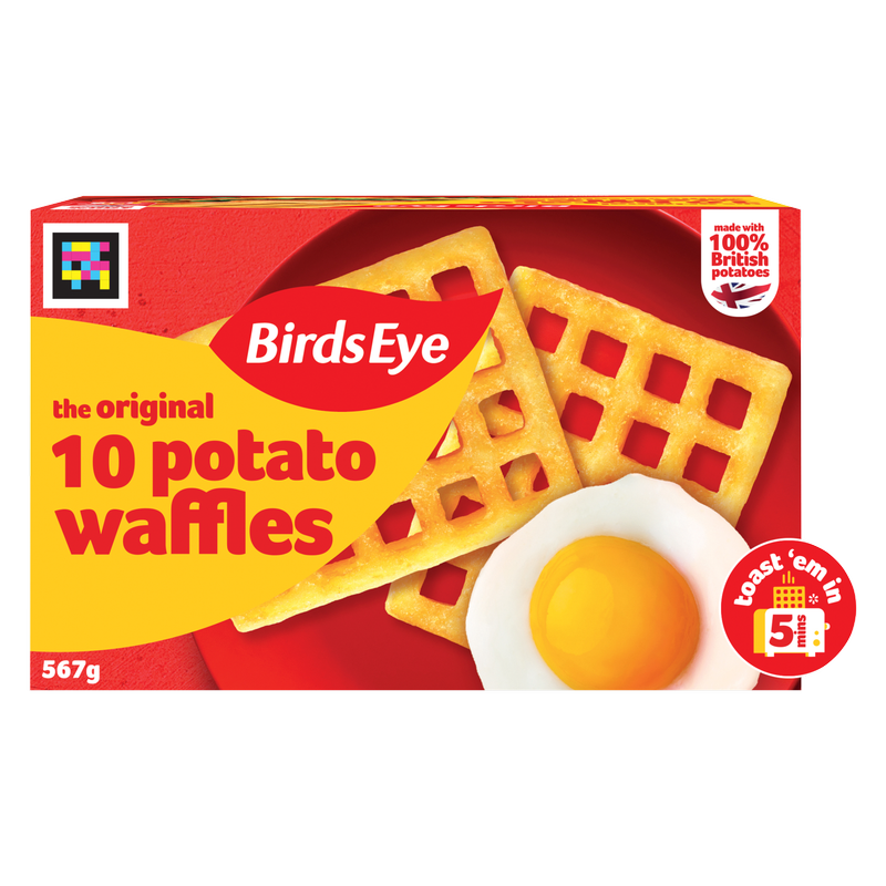Birds Eye 10 Potato Waffles, 567g