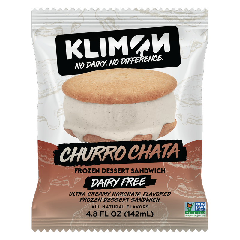 KLIMON Churro Chata Dairy-Free Ice Cream Sandwich 1ct