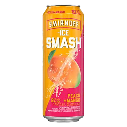 Smirnoff Ice Smash Peach Mango Single 23.5oz Can