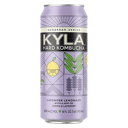 KYLA Hard Kombucha Sunbreak Lavender Lemonade Single 16oz Can