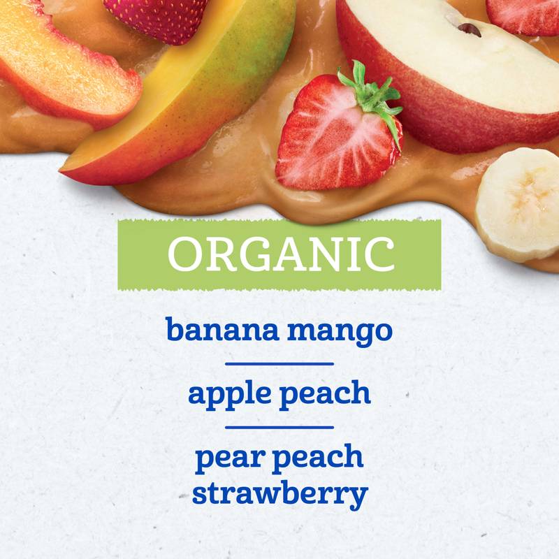 Gerber Organic Fruit Pouch 9ct Value Pack 