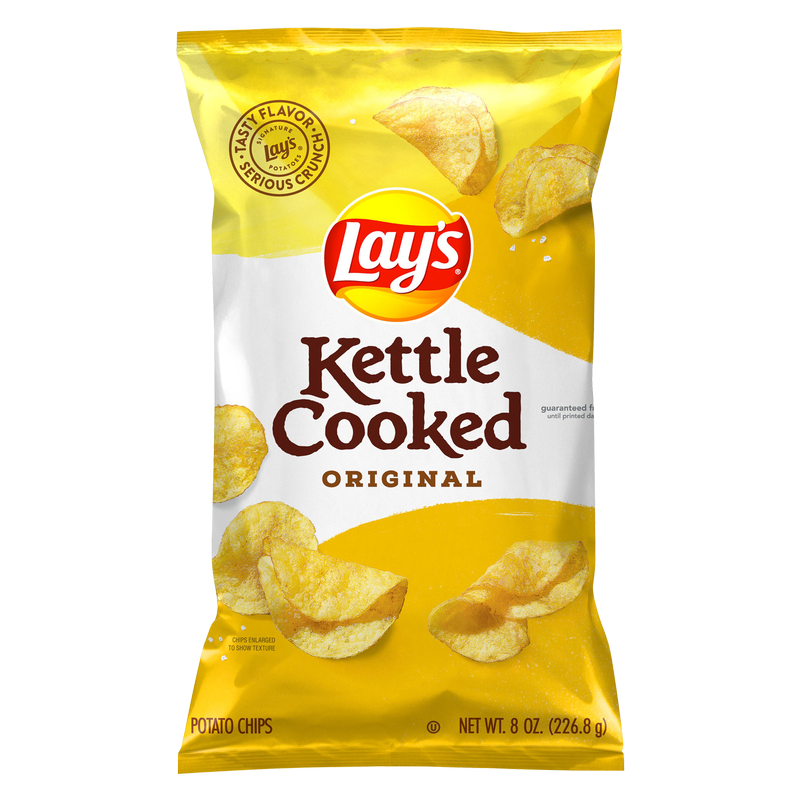 Lay's Kettle Cooked Original Potato Chips 8oz
