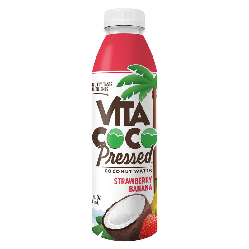 Vita Coco Pressed Strawberry Banana Water 16.9oz
