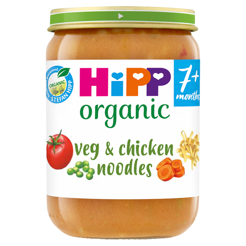Hipp Organic Veg & Chicken Noodles 7+, 190g