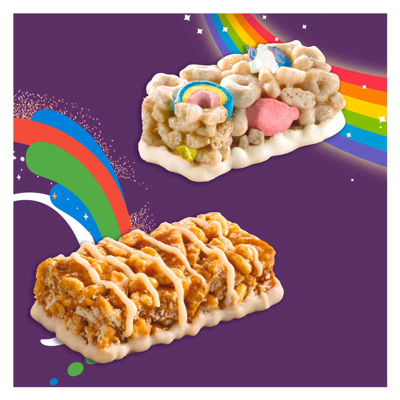 Lucky Charms & Cinnamon Toast Crunch Minis Cereal Bars Variety Pack 40ct