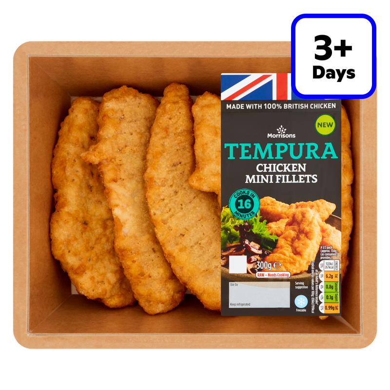 Morrisons Tempura Chicken Mini Fillets, 300g
