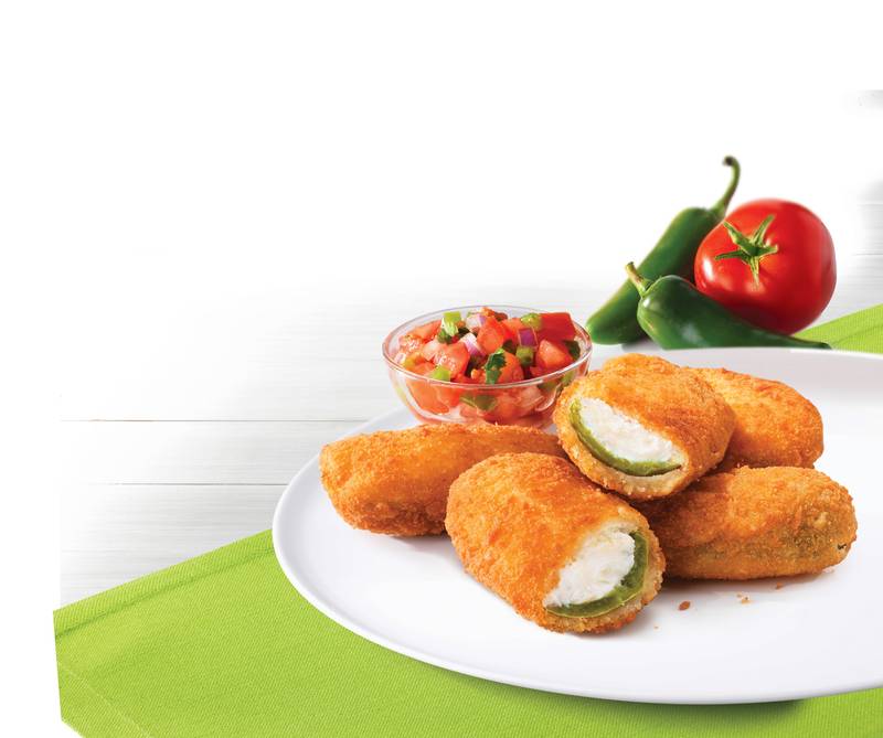 Farm Rich Breaded Cream Cheese filled Jalapeno Poppers, 8oz