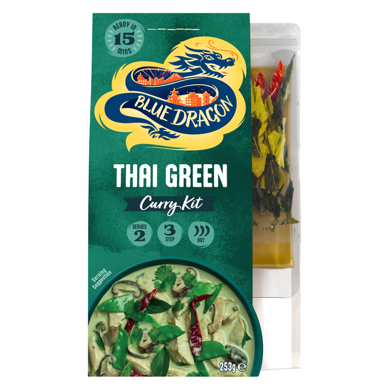 Blue Dragon 3 Step Thai Green Curry Kit, 253g