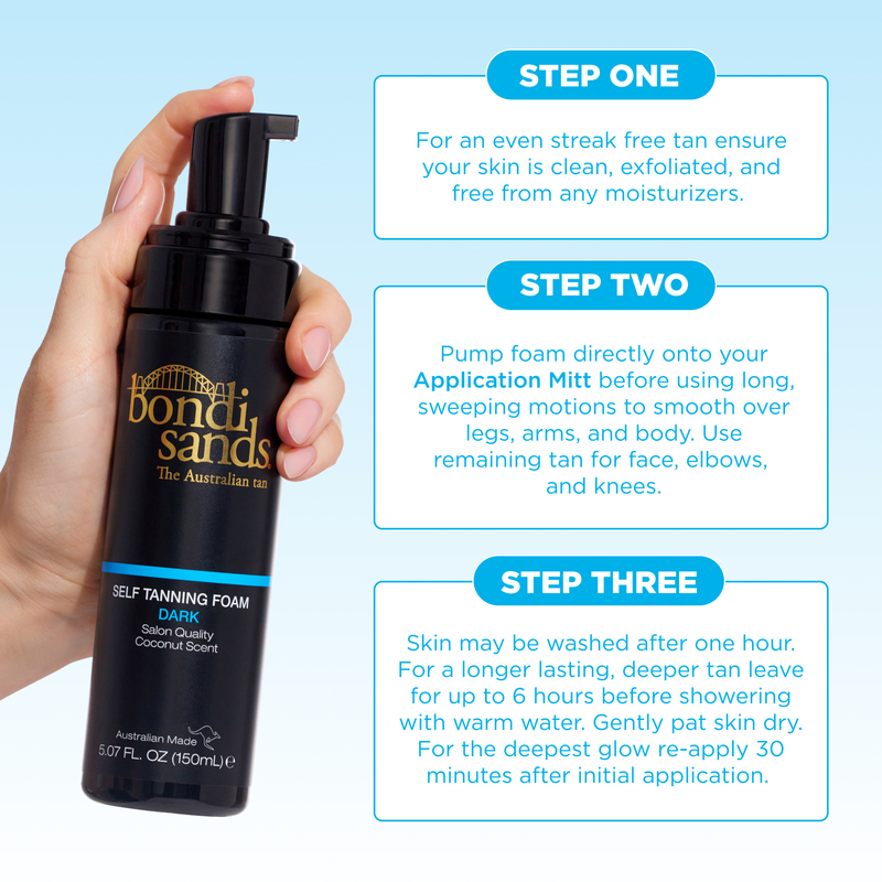 Bondi Sands Self Tanning Foam, Dark, 5.07 floz