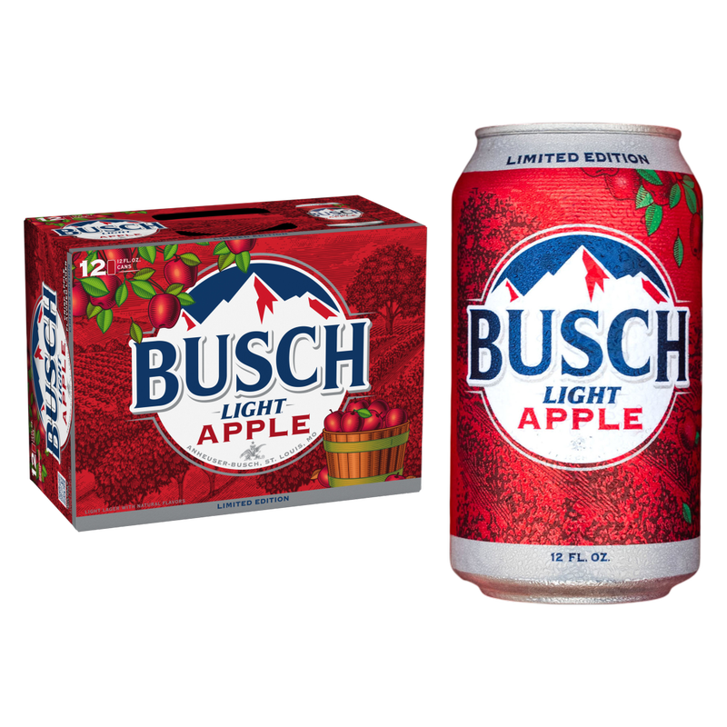 Busch Light Apple 12pk 12oz Can