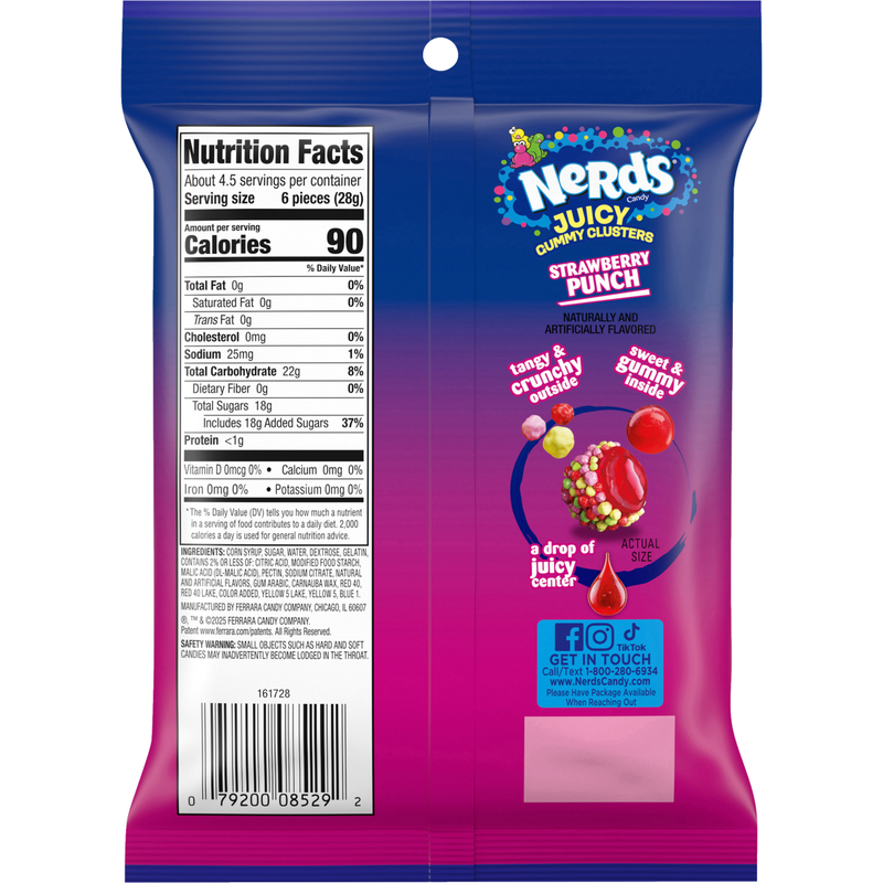 Nerds Juicy Gummy Cluster, 4.5oz