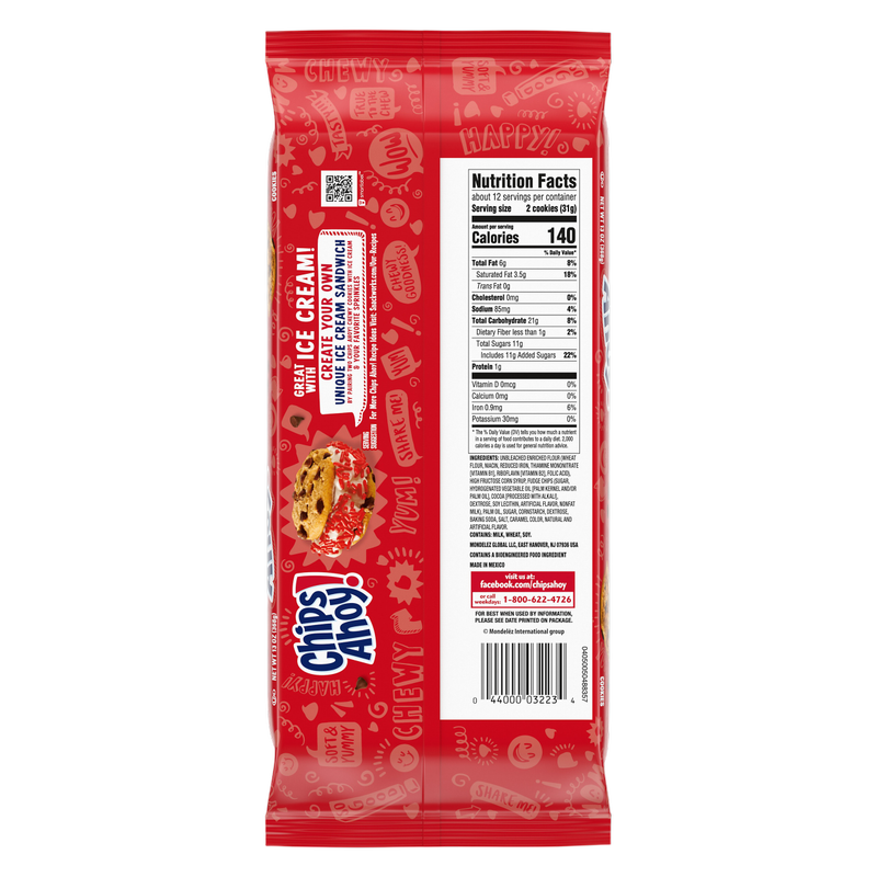 Chips Ahoy! Chewy Chocolate Chip Cookies 13oz