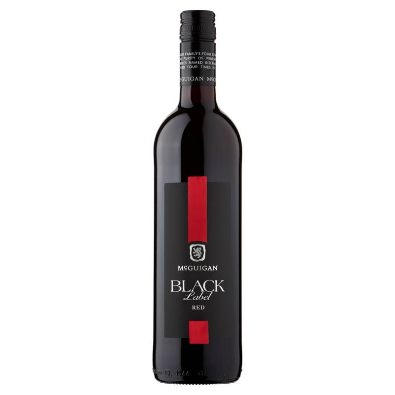 McGuigan Black Label Australian Red Wine, 75cl