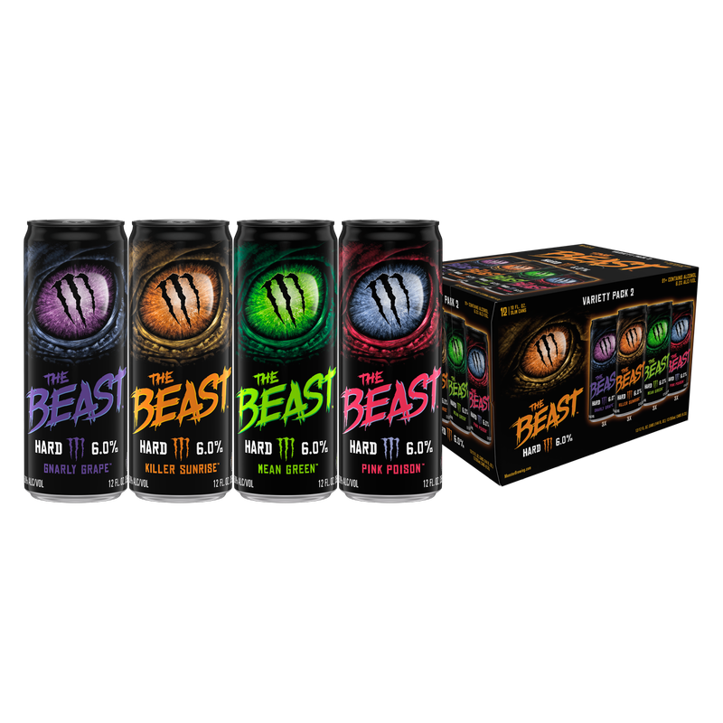 The Beast Unleashed Variety Pack 12pk 12oz Can 6% ABV - The Beast