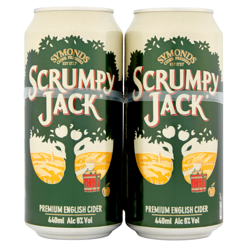 Symonds Scrumpy Jack Cider, 4 x 440ml