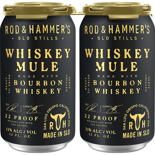 Rod And Hammer'S Whiskey Mule 4pk 12oz Can 11% ABV