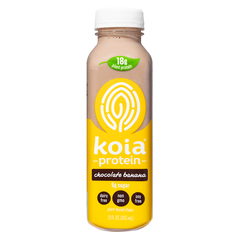 Koia Chocolate Banana Plant Based Protein Drink 12oz Btl