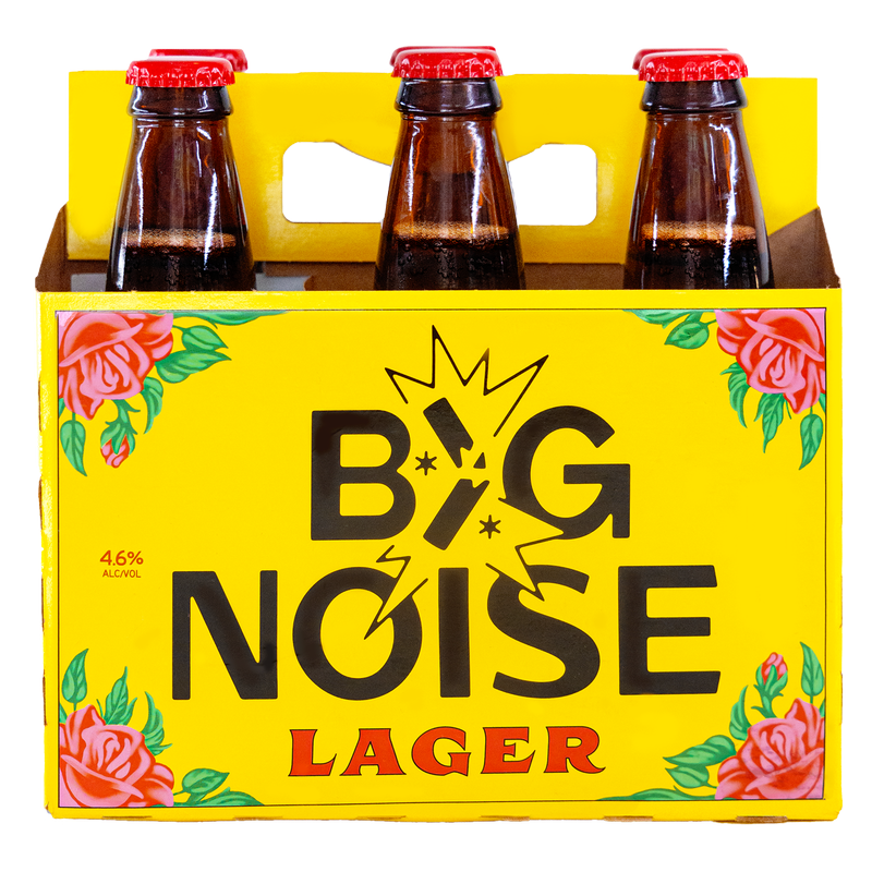 Big Noise Lager 6pk 12oz Btl 4.6 ABV%
