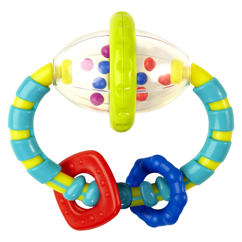 Bright Starts Grab and Spin Rattle Toy
