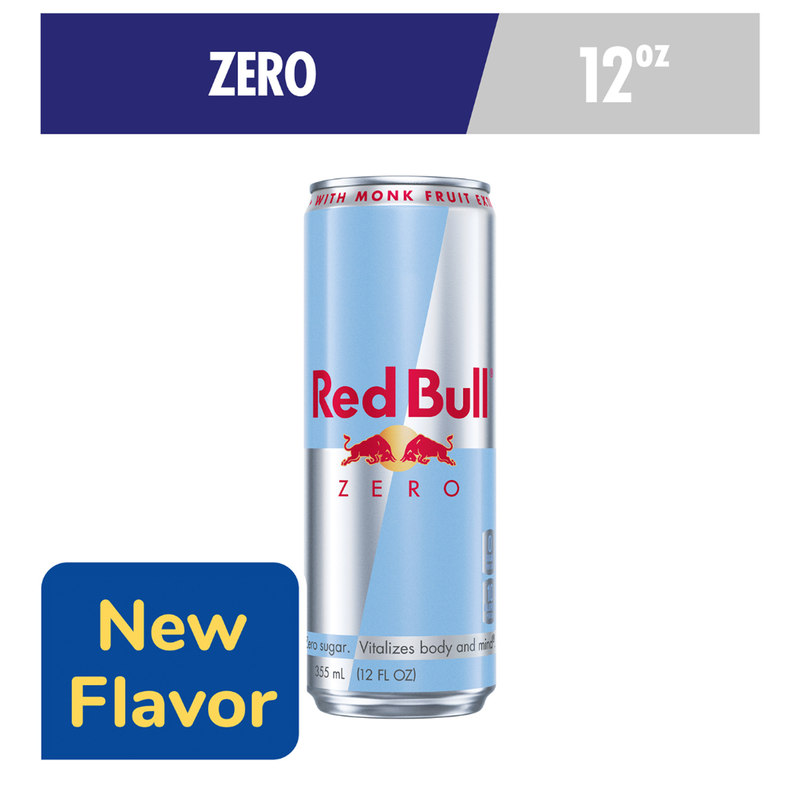 Red Bull Energy Drink Zero 12oz Can