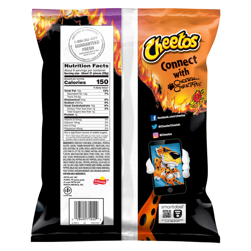 Cheetos Flamin' Hot Tangy Chili Fusion 8.5oz