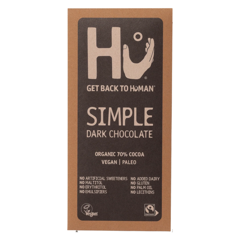 Hu Simple Dark Chocolate Bar, 60g