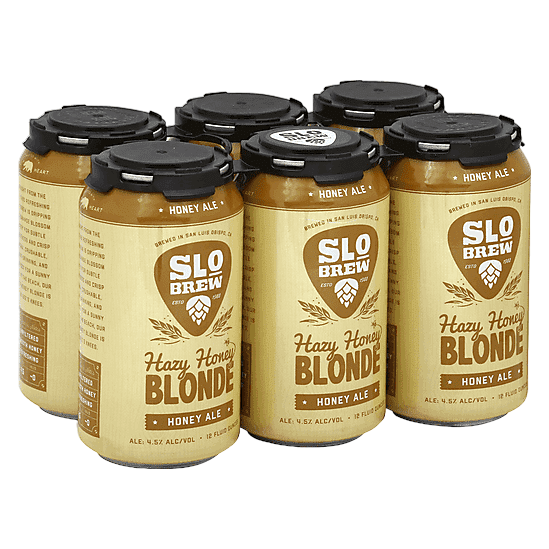 SLO Brewing Hazy Honey Blonde Ale 6pk 12oz Can