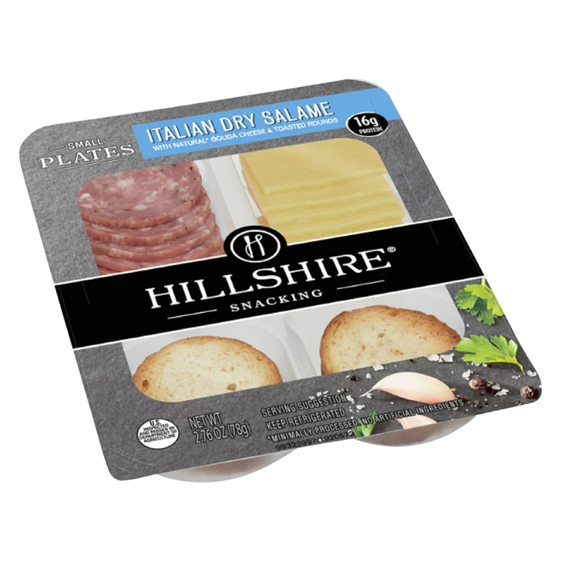 Hillshire Italian Dry Salame & Gouda Cheese with Crackers - 2.76oz