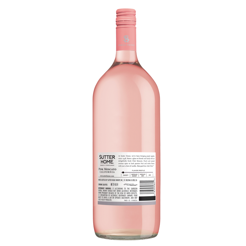Sutter Home Pink Moscato 1.5 Liter