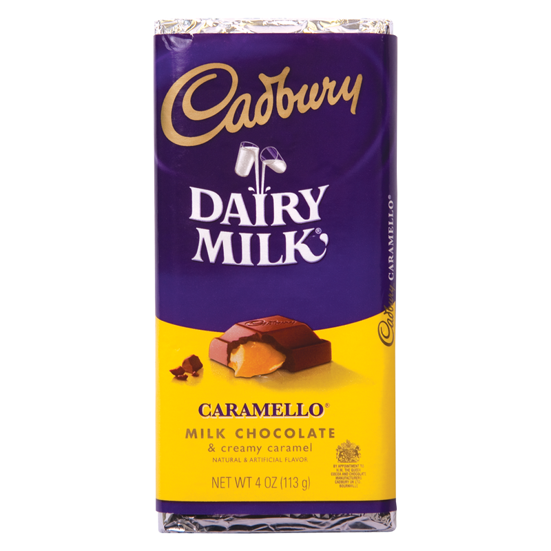 Cadbury Caramello Milk Chocolate Bar 4oz