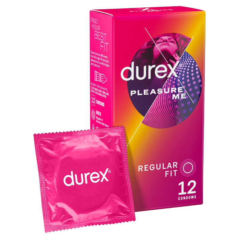 Durex Pleasure Me Condoms, 12pcs
