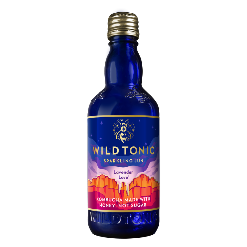 Wild Tonic Lavender Love Kombucha 12oz Bottle