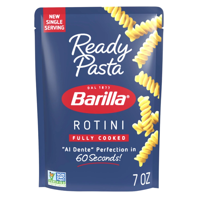 Barilla Ready Pasta Fully Cooked Pasta Rotini, 7oz. 