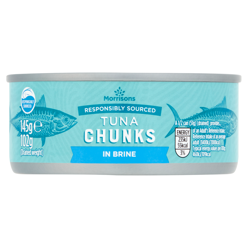 Morrisons Tuna Chunks in Brine, 145g