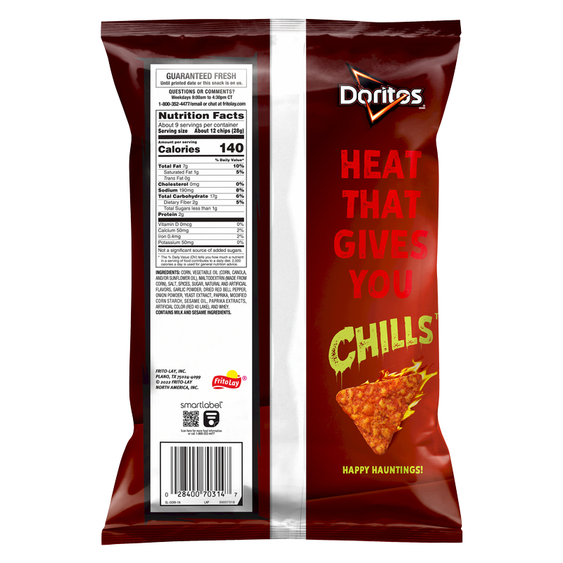 Doritos Screamin' Sriracha Tortilla Chips 9.25oz