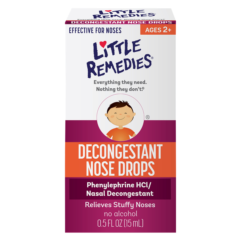 Little Remedies Decongestant Nose Drops 0.5oz