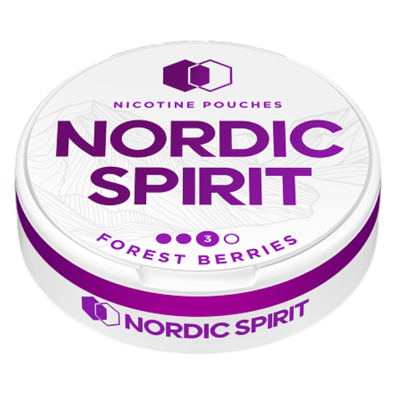 Nordic Spirit Nicotine Pouches Forest Berries Strong (9mg), 20pcs