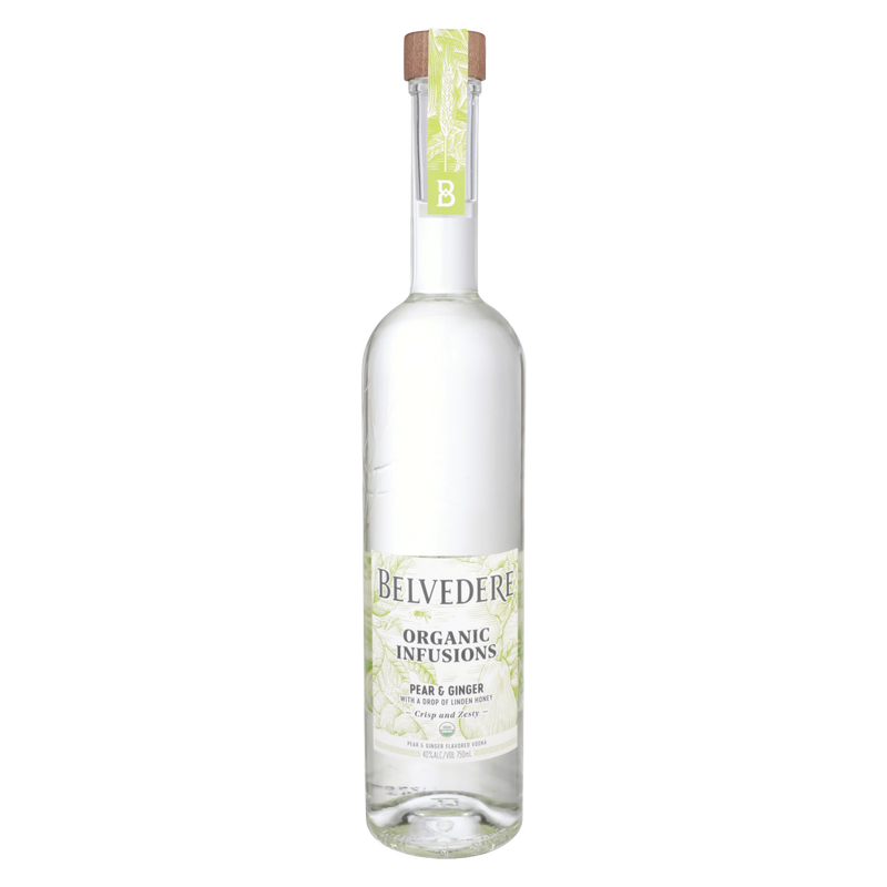 Belvedere Organic Vodka Infused With Pear, Ginger, And Honey 750ml