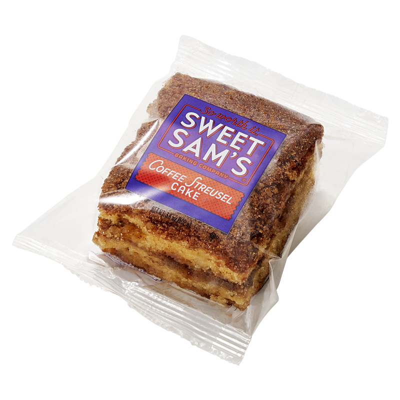 Sweet Sam's Coffee Streusel Cake - 3.6oz