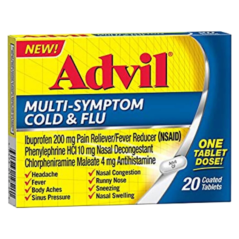 Advil Multi-Symptom Cold & Flu Tablets 20ct