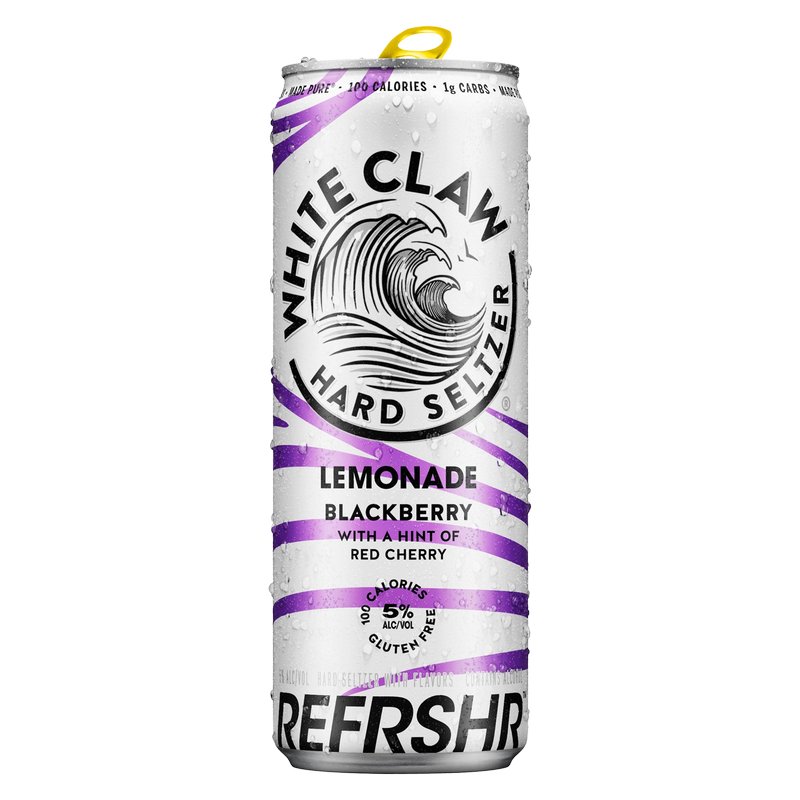 White Claw REFRSHR Lemonade Blackberry with a hint of Red Cherry Single 12oz Can 5.0% ABV