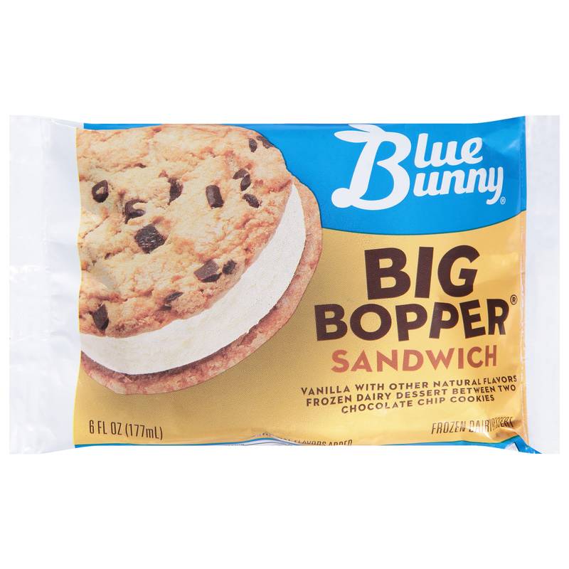 Blue Bunny Big Bopper Vanilla Sandwich