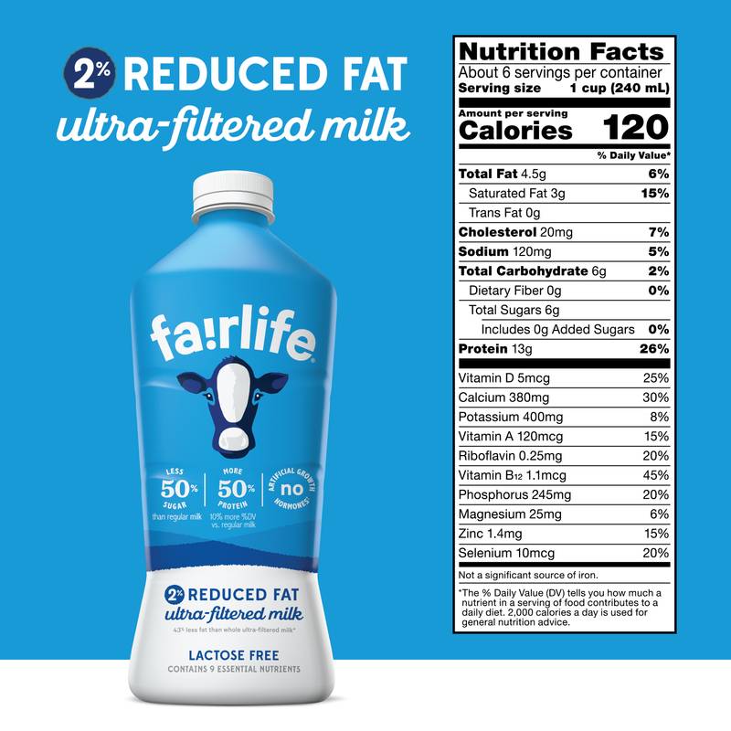 Fairlife 1% Low Fat Milk 52oz Btl