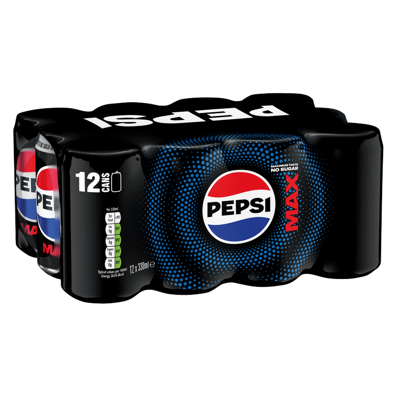 Pepsi Max, 12 x 330ml