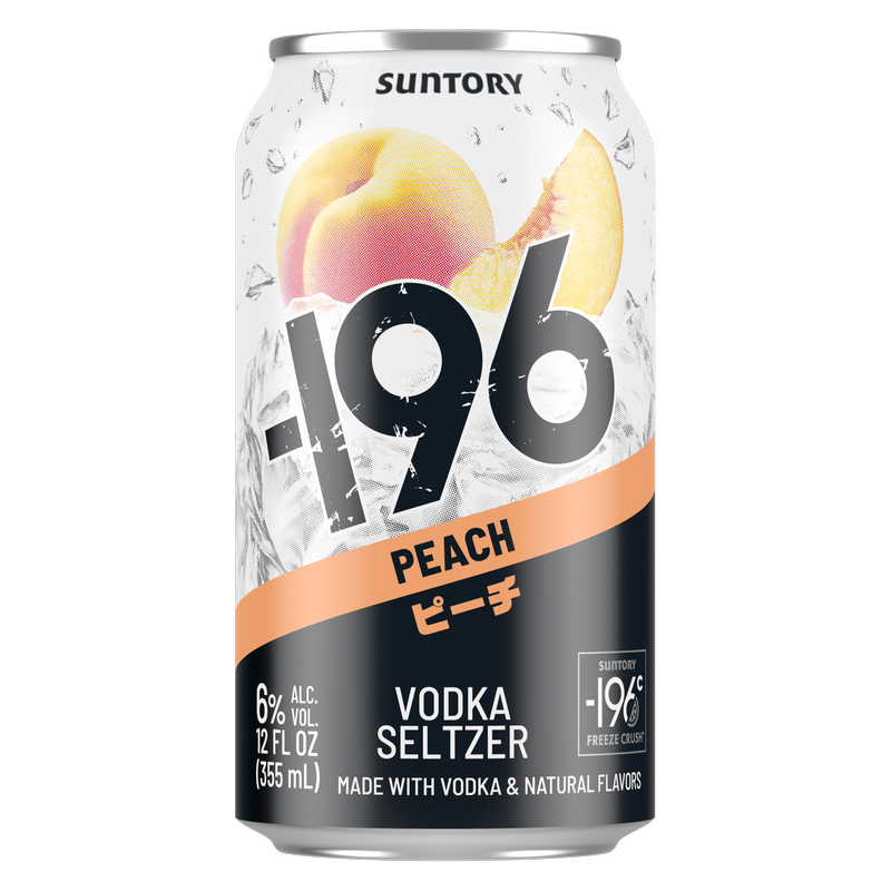 Suntory -196 Peach 12oz Can 6% ABV