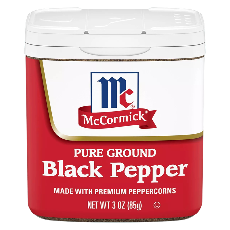 McCormick Pure Ground Black Pepper, 3oz. 