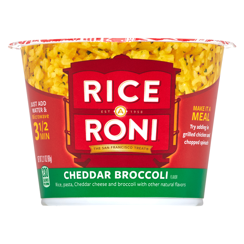 Rice-A-Roni Cheddar Broccoli Rice Cup 2.11oz